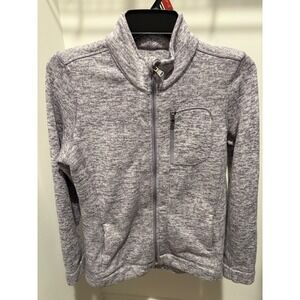 Mny Marc‎ New York Women's Small Heathered Purple Full Zip Mock Neck Jacket